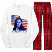 Kamala Harris Forward 2024 Presidential Election President Long Sleeve Pajama Set