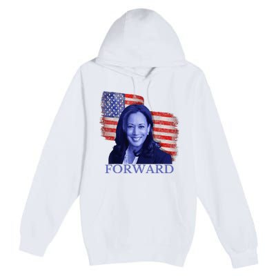 Kamala Harris Forward 2024 Presidential Election President Premium Pullover Hoodie