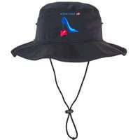 Kamala Harris For President 2024 High Heel Crushed Maga Legacy Cool Fit Booney Bucket Hat