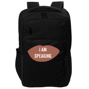 Kamala Harris Female Vice President I Am Speaking Empowered Cool Gift Impact Tech Backpack