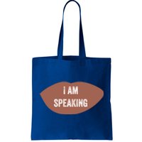 Kamala Harris Female Vice President I Am Speaking Empowered Cool Gift Tote Bag