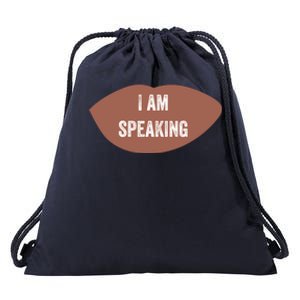 Kamala Harris Female Vice President I Am Speaking Empowered Cool Gift Drawstring Bag