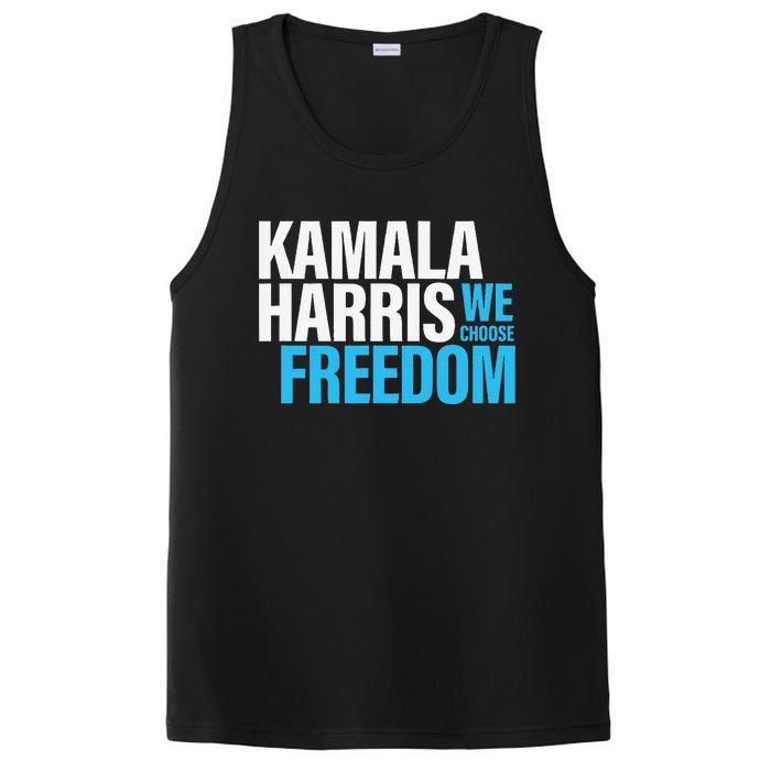 Kamala Harris For President 2024 Election Campaign Freedom PosiCharge Competitor Tank