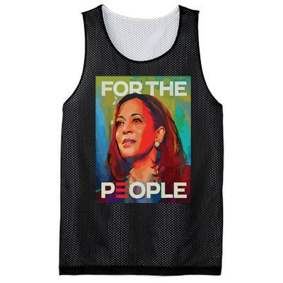 Kamala Harris For People 2024 Election President Mesh Reversible Basketball Jersey Tank