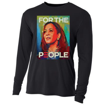 Kamala Harris For People 2024 Election President Cooling Performance Long Sleeve Crew