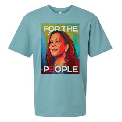 Kamala Harris For People 2024 Election President Sueded Cloud Jersey T-Shirt