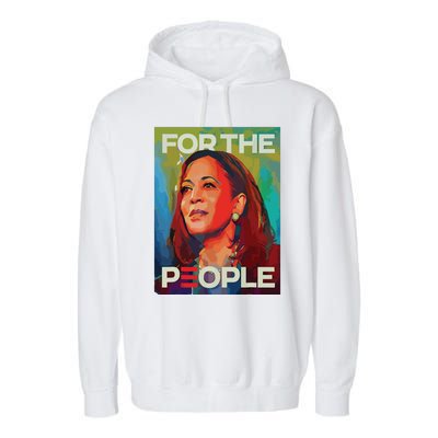 Kamala Harris For People 2024 Election President Garment-Dyed Fleece Hoodie