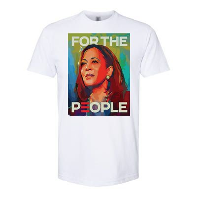 Kamala Harris For People 2024 Election President Softstyle CVC T-Shirt