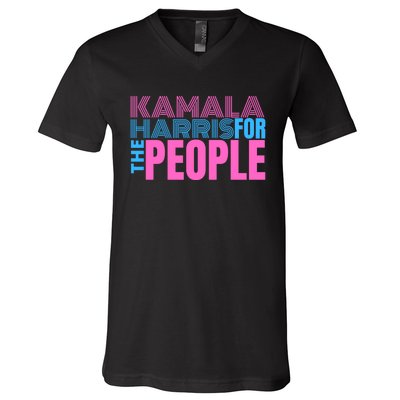 Kamala Harris For The People V-Neck T-Shirt