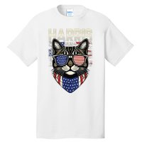 Kamala Harris For President 2024 Funny Cat Lady Tall T-Shirt