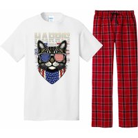 Kamala Harris For President 2024 Funny Cat Lady Pajama Set