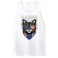 Kamala Harris For President 2024 Funny Cat Lady PosiCharge Competitor Tank