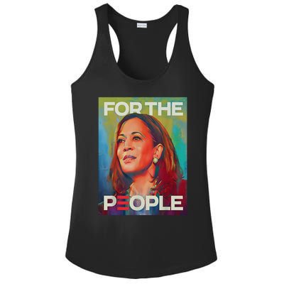 Kamala Harris For People 2024 Election President Gift Ladies PosiCharge Competitor Racerback Tank