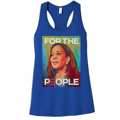 Kamala Harris For People 2024 Election President Gift Women's Racerback Tank