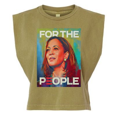 Kamala Harris For People 2024 Election President Gift Garment-Dyed Women's Muscle Tee