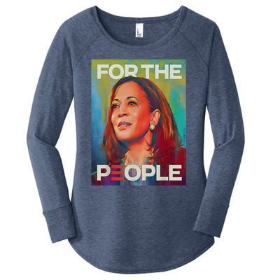 Kamala Harris For People 2024 Election President Gift Women's Perfect Tri Tunic Long Sleeve Shirt