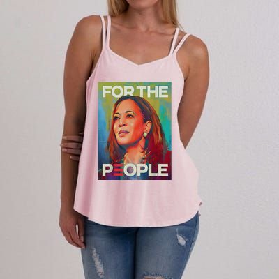 Kamala Harris For People 2024 Election President Gift Women's Strappy Tank