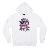 Kamala Harris For President 2024 Smiley Emoji Icon Us Flag Hoodie