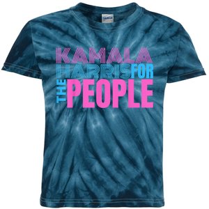 Kamala Harris For The People Kamala Harris For President 2024 Kids Tie-Dye T-Shirt