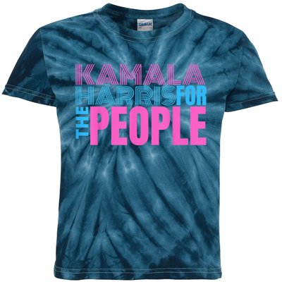 Kamala Harris For The People Kamala Harris For President 2024 Kids Tie-Dye T-Shirt