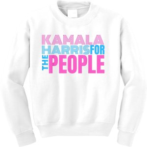 Kamala Harris For The People Kamala Harris For President 2024 Kids Sweatshirt