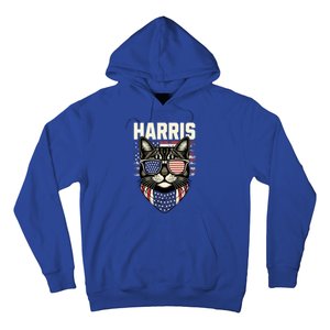 Kamala Harris For President 2024 Funny Cat Lady Graphic Gift Hoodie