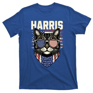 Kamala Harris For President 2024 Funny Cat Lady Graphic Gift T-Shirt