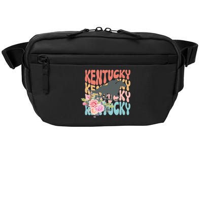 Kentucky Horse Floral Colorful Retro Crossbody Pack