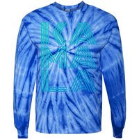 Kamala Harris For President 2020 Retro Modern Minimalist Funny Gift Tie-Dye Long Sleeve Shirt