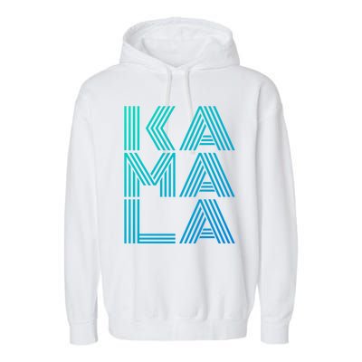 Kamala Harris For President 2020 Retro Modern Minimalist Funny Gift Garment-Dyed Fleece Hoodie