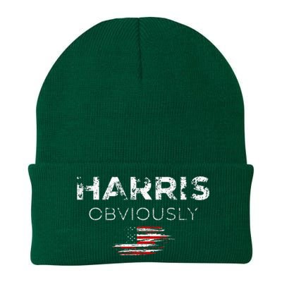 Kamala Harris For President 2024 Obviously Knit Cap Winter Beanie