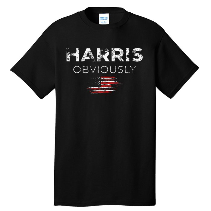 Kamala Harris For President 2024 Obviously Tall T-Shirt