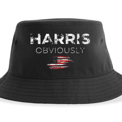 Kamala Harris For President 2024 Obviously Sustainable Bucket Hat