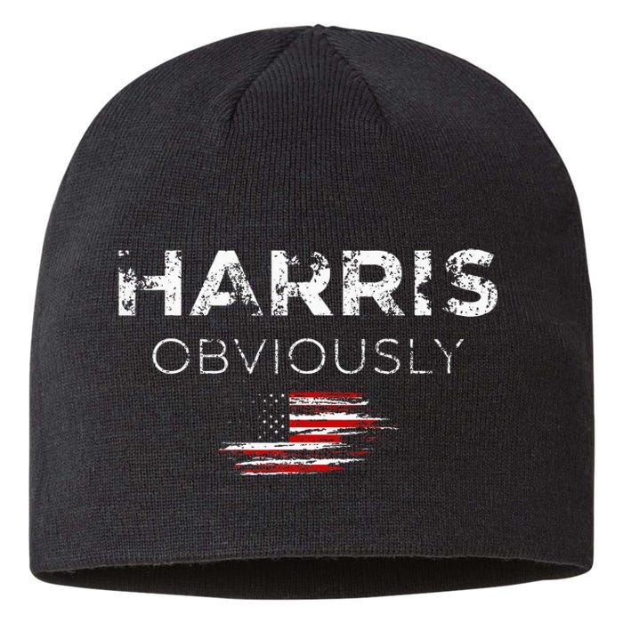 Kamala Harris For President 2024 Obviously Sustainable Beanie