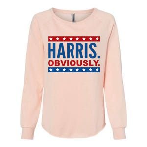 Kamala Harris For President Obviously 2024 Womens California Wash Sweatshirt