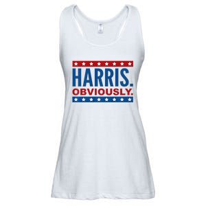 Kamala Harris For President Obviously 2024 Ladies Essential Flowy Tank