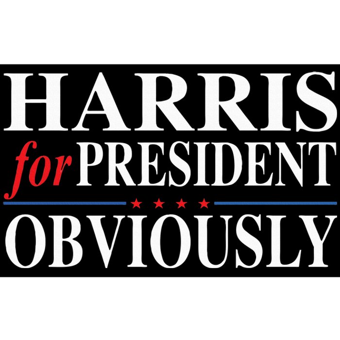 Kamala Harris For President Obviously Bumper Sticker