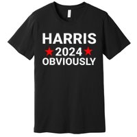 Kamala Harris For President Obviously Premium T-Shirt