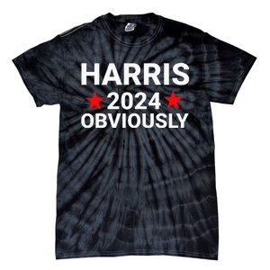 Kamala Harris For President Obviously Tie-Dye T-Shirt