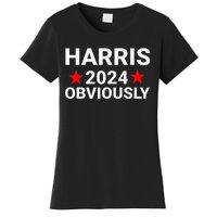 Kamala Harris For President Obviously Women's T-Shirt