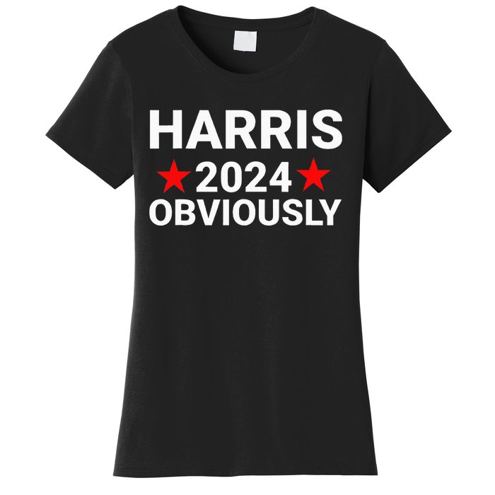 Kamala Harris For President Obviously Women's T-Shirt