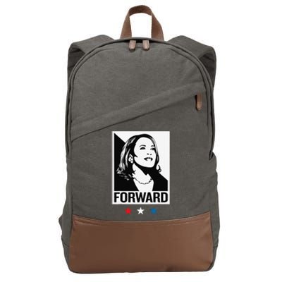 Kamala Harris Forward Cotton Canvas Backpack