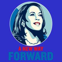 Kamala Harris Forward A New Forward Gift Stripe Pom Pom Beanie