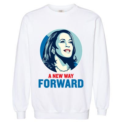 Kamala Harris Forward A New Forward Gift Garment-Dyed Sweatshirt