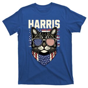 Kamala Harris For President 2024 Funny Cat Lady Graphic Gift T-Shirt