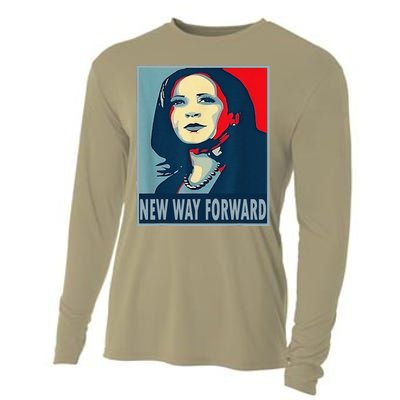 Kamala Harris Forward 2024 Presidential Election President Cooling Performance Long Sleeve Crew