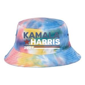 Kamala Harris For President 2024 Tie Dye Newport Bucket Hat