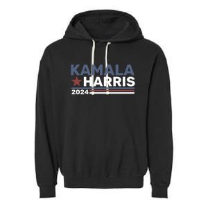 Kamala Harris For President 2024 Garment-Dyed Fleece Hoodie