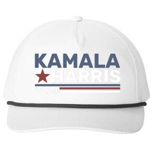 Kamala Harris For President 2024 Snapback Five-Panel Rope Hat