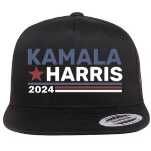 Kamala Harris For President 2024 Flat Bill Trucker Hat